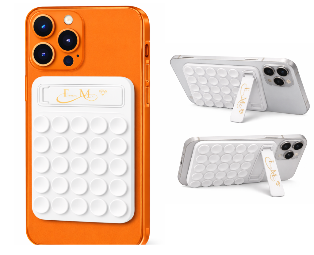 White Silicone Sticky Phone Grip