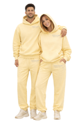 Fluorite Mine Opulence Active Sweatsuit – Buttermilk Yellow (Unisex)