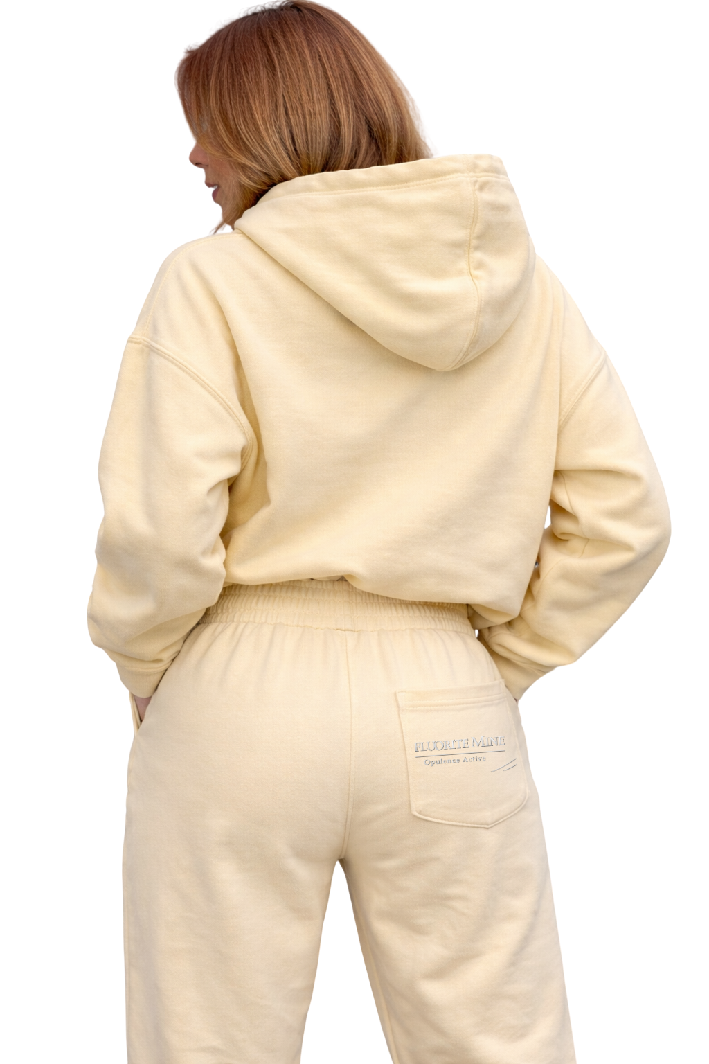 Fluorite Mine Opulence Active Sweatsuit – Buttermilk Yellow (Unisex)