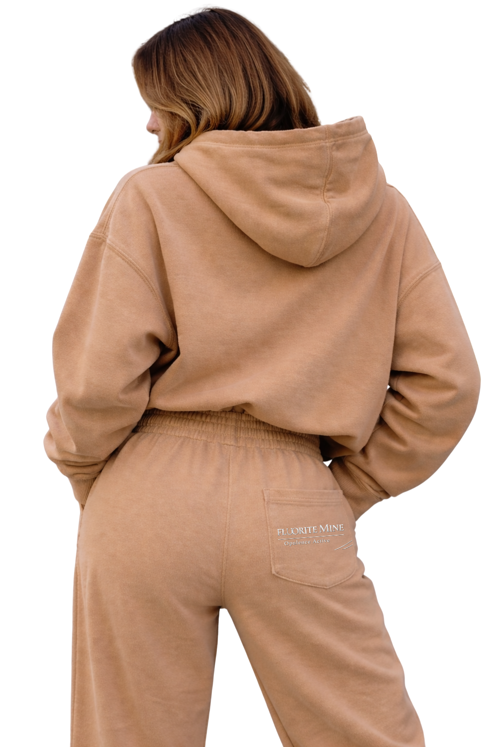 Fluorite Mine Opulence Active Sweatsuit – Camel Brown (Unisex)
