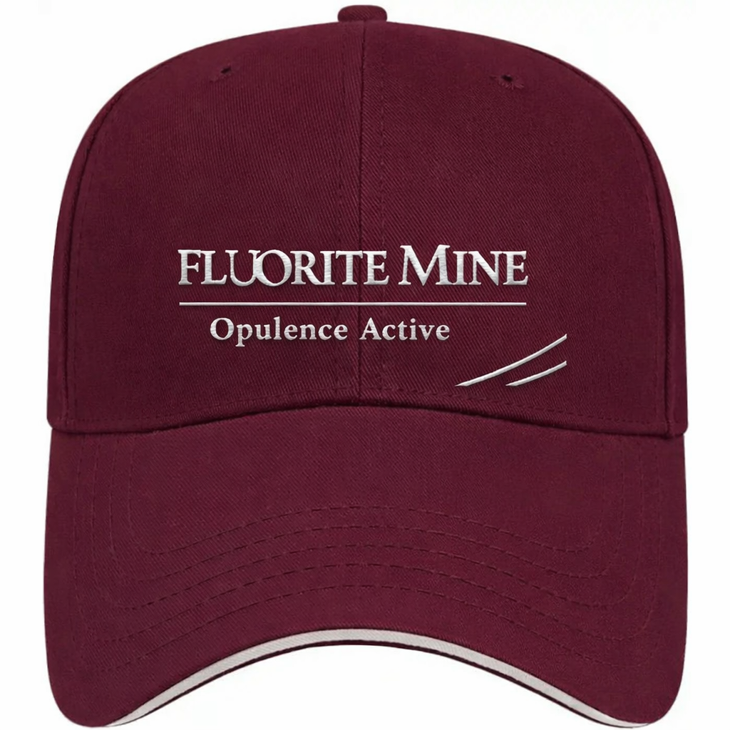 Fluorite Mine Selected Opulence Active Maroon Cap